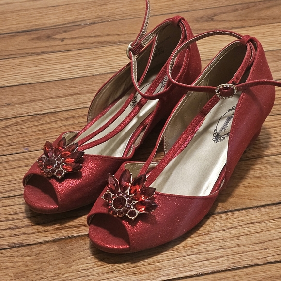 Joyfolie Arabella Heel in Red size 2 - Picture 5 of 11